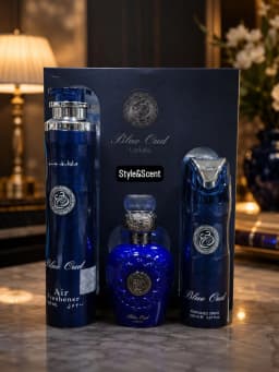 Blue oud giftset